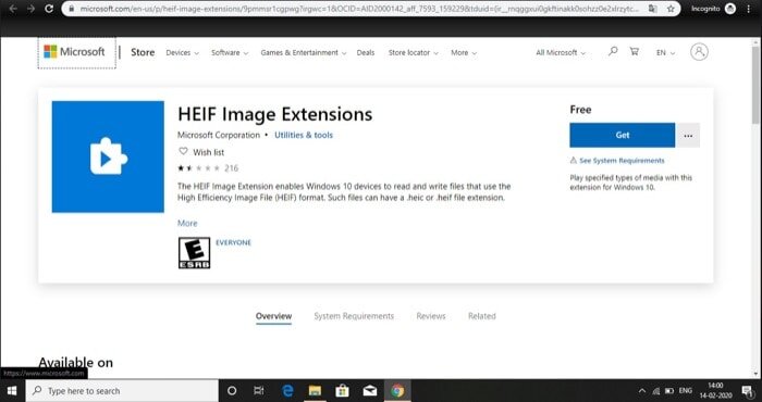 Cómo habilitar la compatibilidad con archivos HEIF y HEVC en Windows 10 1 1
