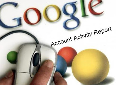 Actividad de la cuenta de Google para monitorear su cuenta