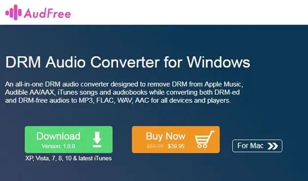 instal the last version for apple AudFree Audio Converter