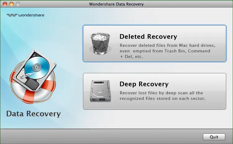 software de recuperación de datos para Mac