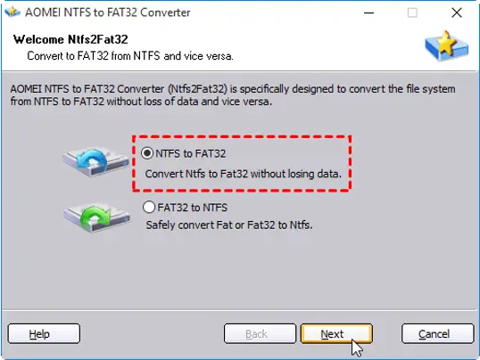 NTFS a FAT32