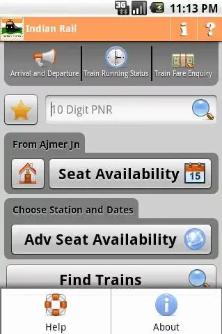 información ferroviaria india