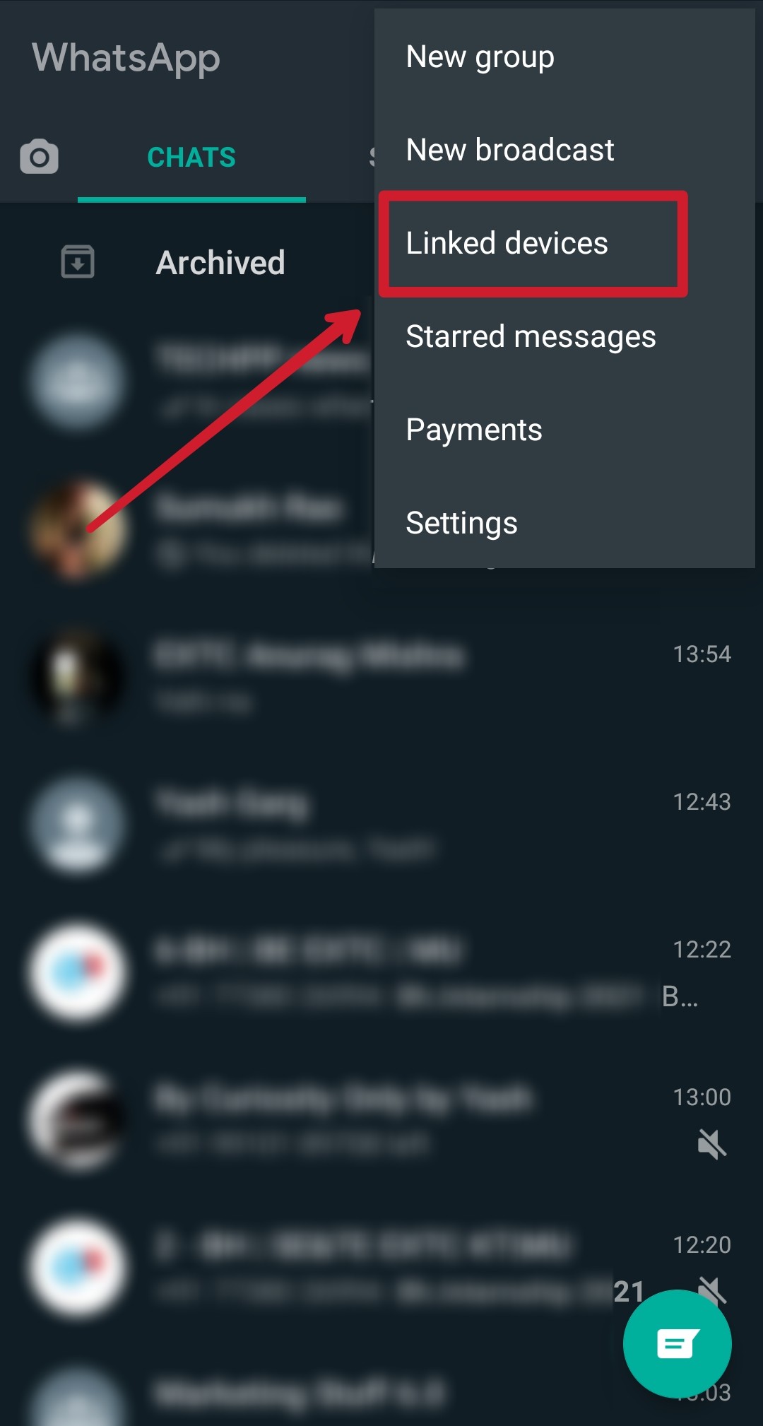 dispositivos vinculados en whatsapp para android