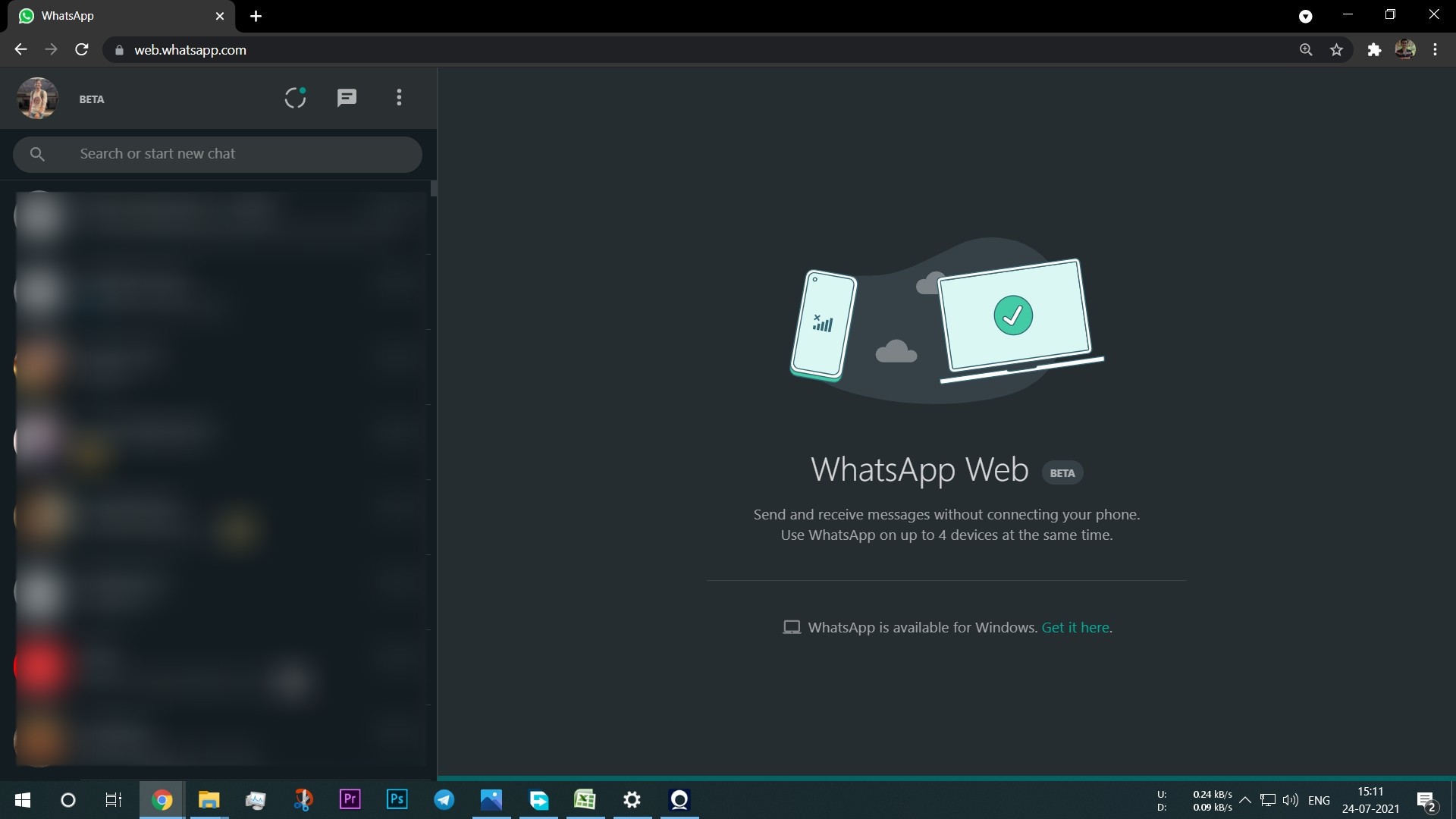 función multidispositivo de whatsapp