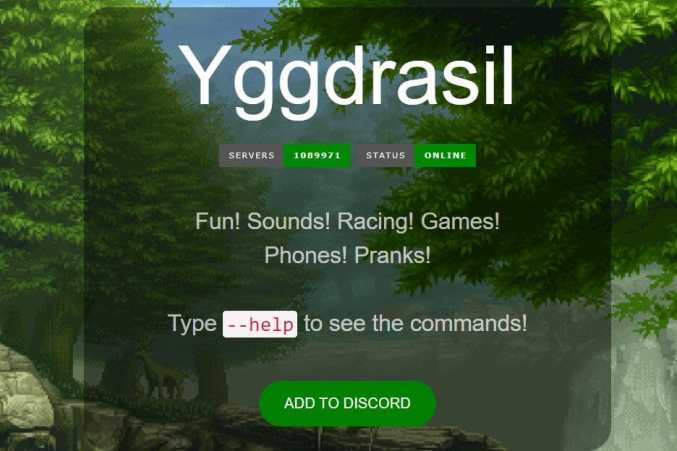Yggdrasil bot discordia