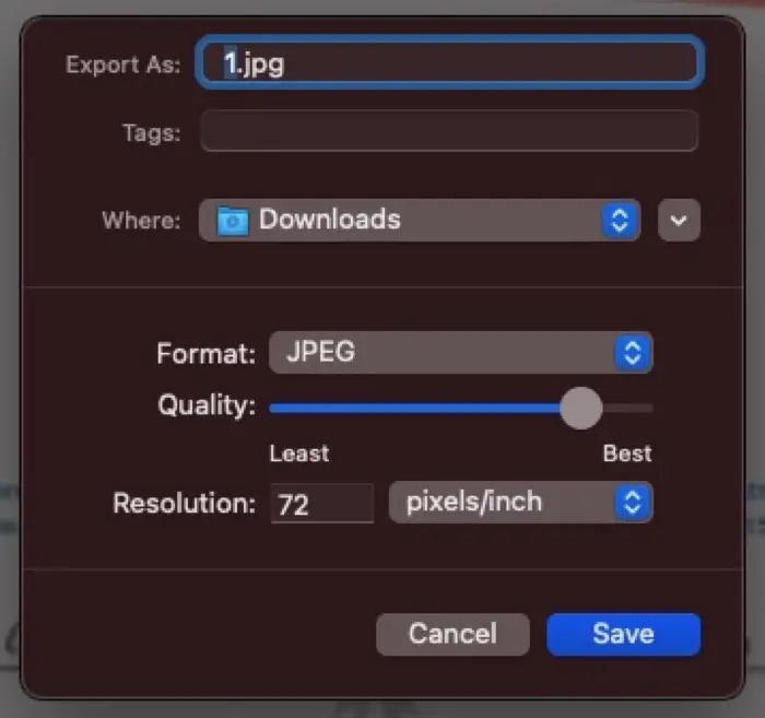 convertir PDF a imagen con Vista previa